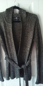 Hooded cardigal sweater